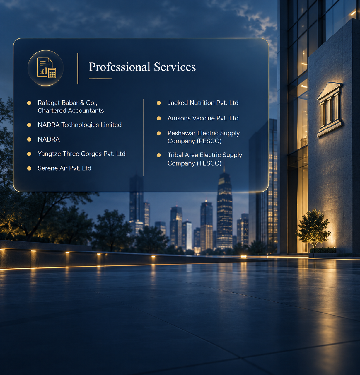 Professional & Institutional Experience